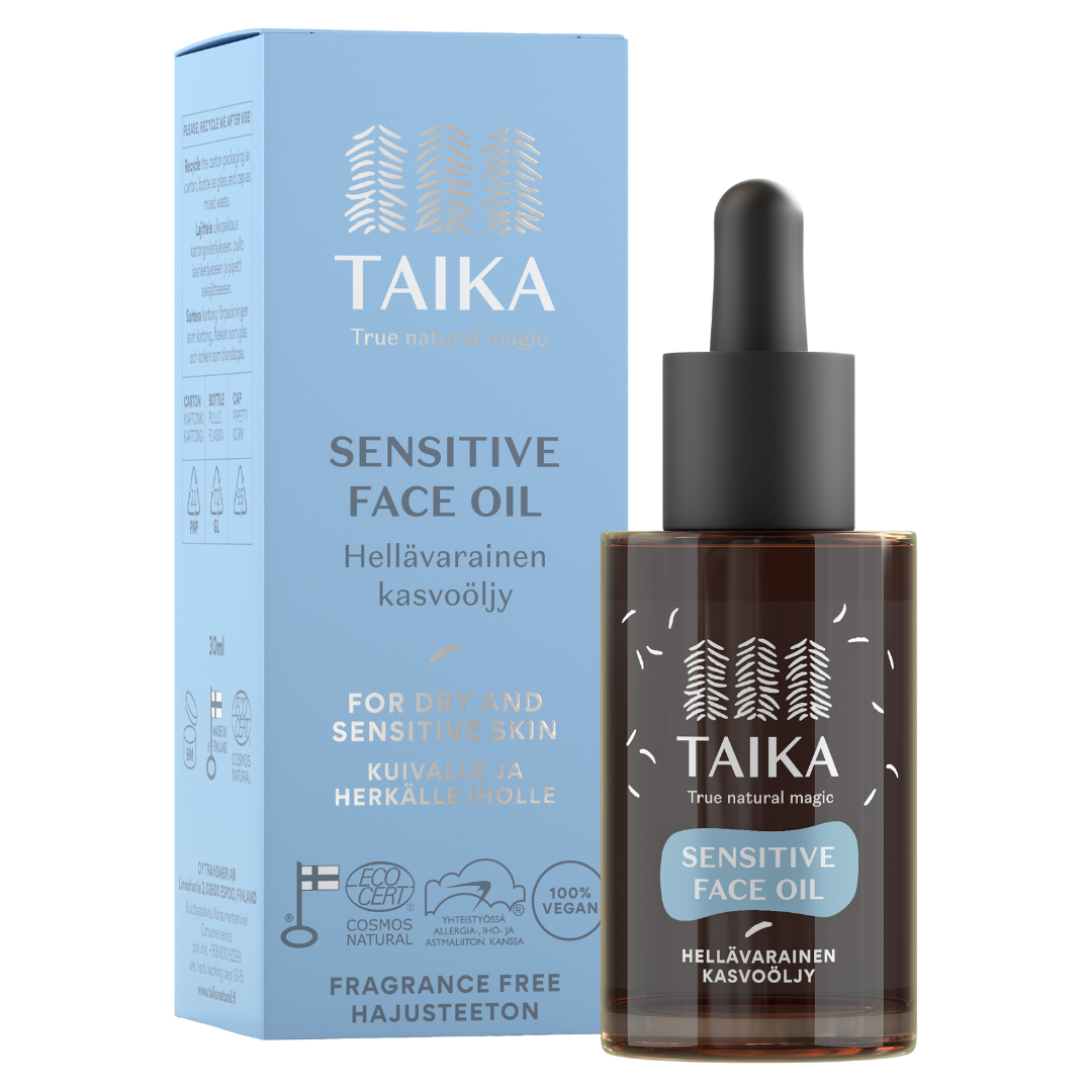 Taika敏感面部油 - 温和面部油 30 ml｜Taika Sensitive Face Oil - Hellävarainen Kasvoöljy 30 ml