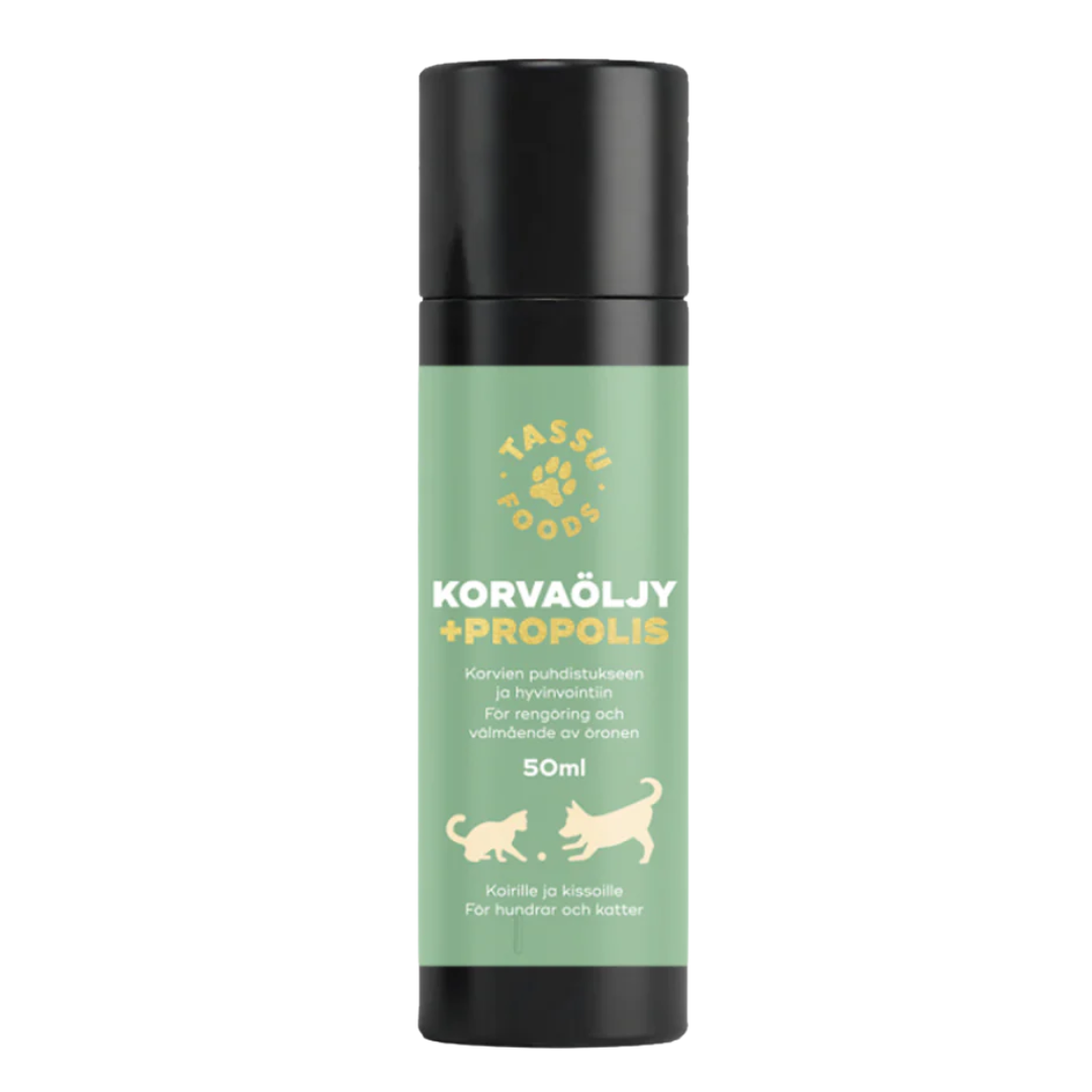 Tassu Foods耳油+蜂胶 50 ml｜Tassu Foods Korvaöljy + Propolis 50 ml