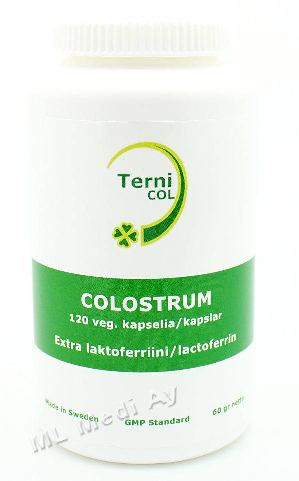 TerniCOL 初乳胶囊 120粒｜TerniCOL Colostrum Ternimaitokapseli 120 kaps.