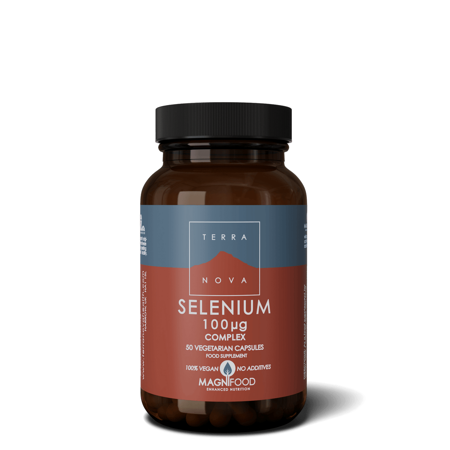Terranova Selenium 100 µg - Seleeni 50 kaps.｜Terranova 硒 100 µg - 硒 50 粒。