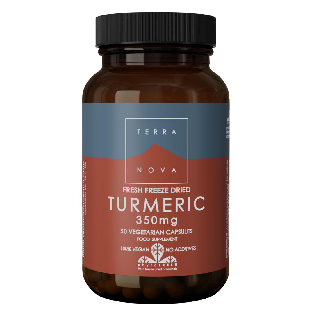 姜黄根胶囊｜Terranova Turmeric 350 mg - Kurkumajuuri - poistuu
