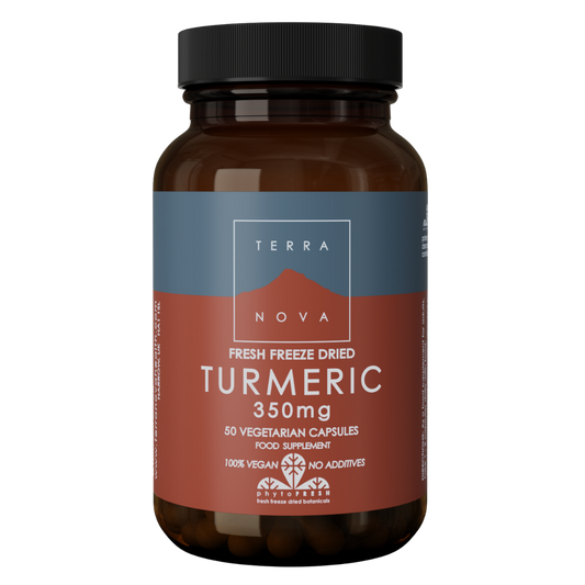 姜黄根胶囊｜Terranova Turmeric 350 mg - Kurkumajuuri - poistuu