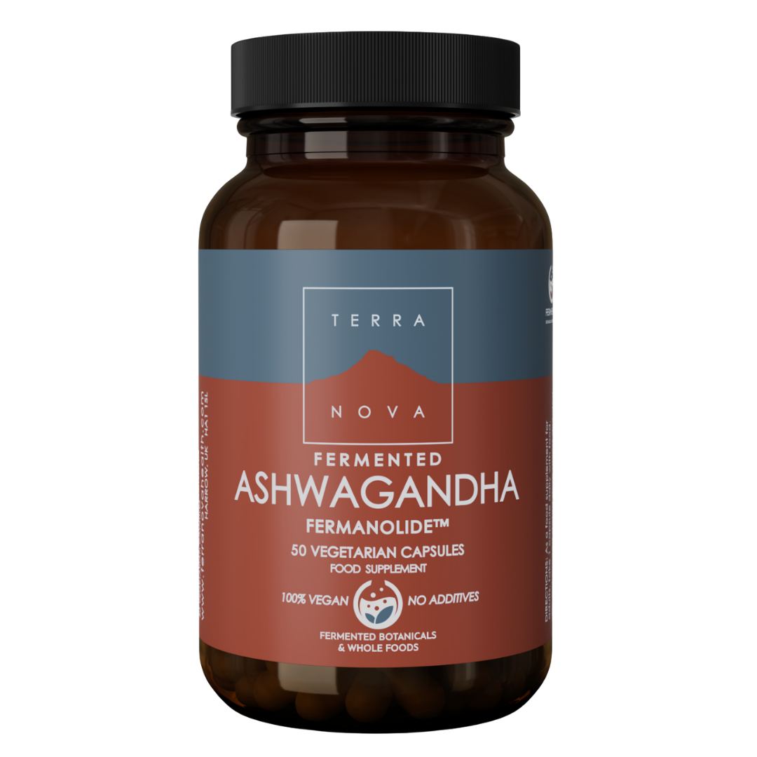 发酵南非醉茄胶囊｜Terranova Fermented Ashwagandha - Fermentoitu ashwagandha 50 kaps.