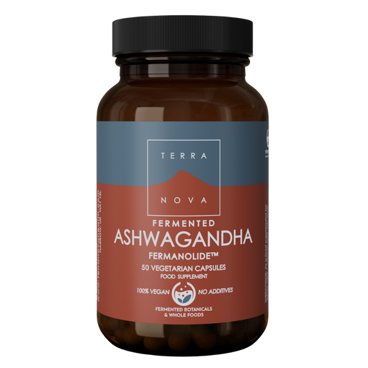 发酵南非醉茄胶囊｜Terranova Fermented Ashwagandha - Fermentoitu ashwagandha 50 kaps.