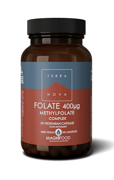 Terranova Folate 400 µg Methylfolate Complex 50 kaps.