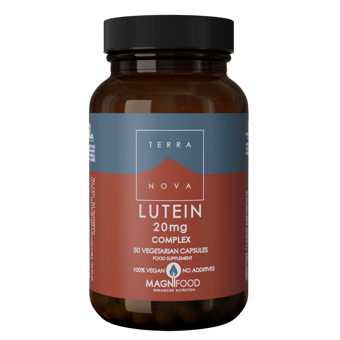 Terranova 叶黄素 20毫克 50粒｜Terranova Lutein - Luteiini 20 mg 50 kaps.