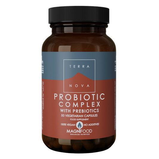 益生菌复合物含益生元 - 乳酸菌 50粒｜Terranova Probiotic Complex With Prebiotics - Maitohappobakteeri 50 kaps.