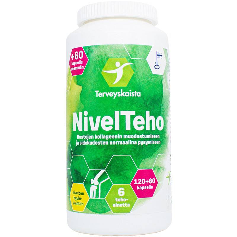 健康带 关节强效 120 + 60 粒｜Terveyskaista Nivelteho 120 + 60 kaps.