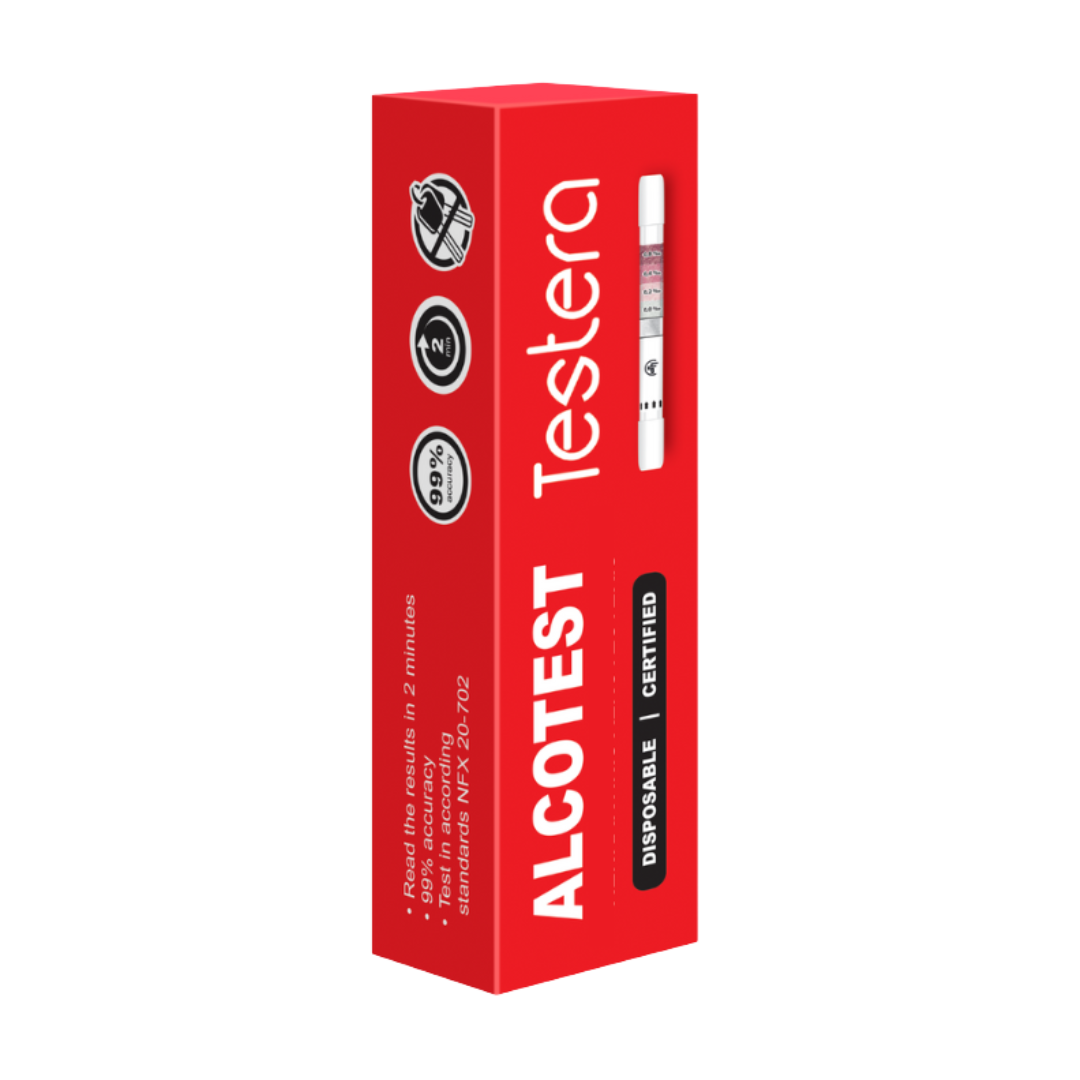 泰斯特拉呼气酒精测试仪 1 kpl｜Testera Promilletesti 1 kpl