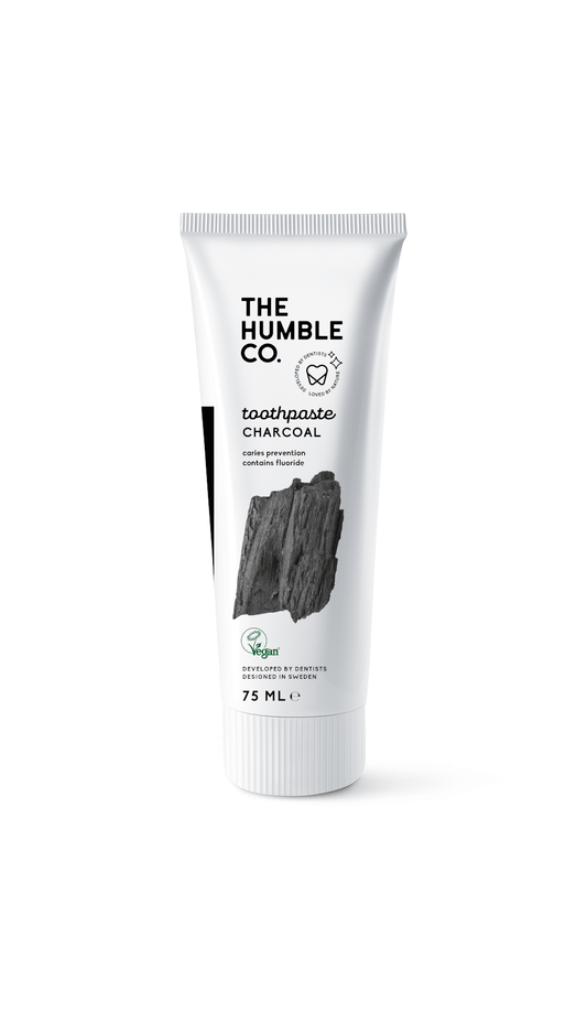 The Humble Co 活性炭天然牙膏 75 ml｜The Humble Co Charcoal Natural Toothpaste - Hiilihammastahna 75 ml