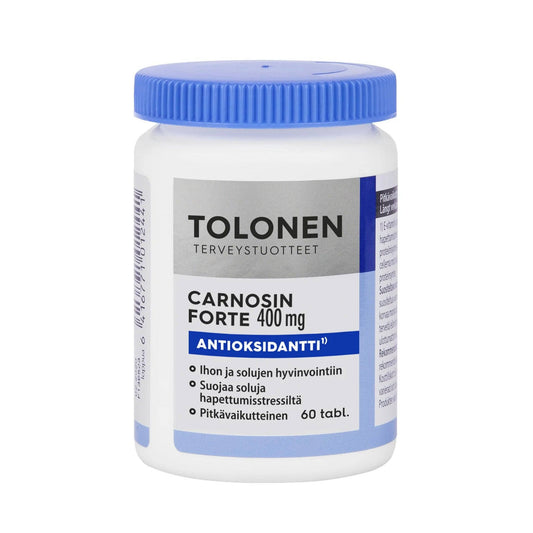 托洛宁 肌肽强效 400毫克 60片｜Tolonen Carnosin Forte 400 mg 60 tabl.