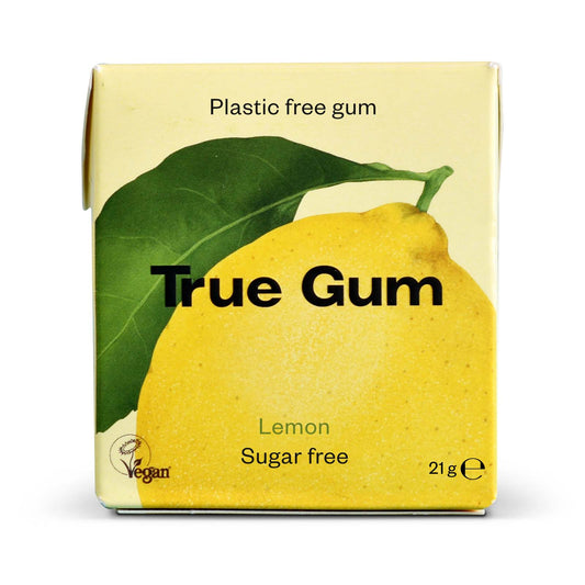 真口香糖木糖醇口香糖柠檬味-无糖 21 g｜True Gum Ksylitolipurukumi Sitruuna - Sokeriton 21 g