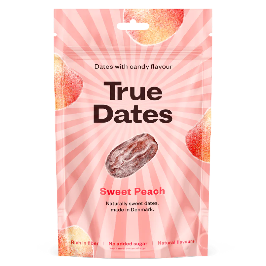 真枣甜桃 - 枣制糖果甜桃 100 g｜True Dates Sweet Peach - Taatelimakeinen Makea Persikka 100 g