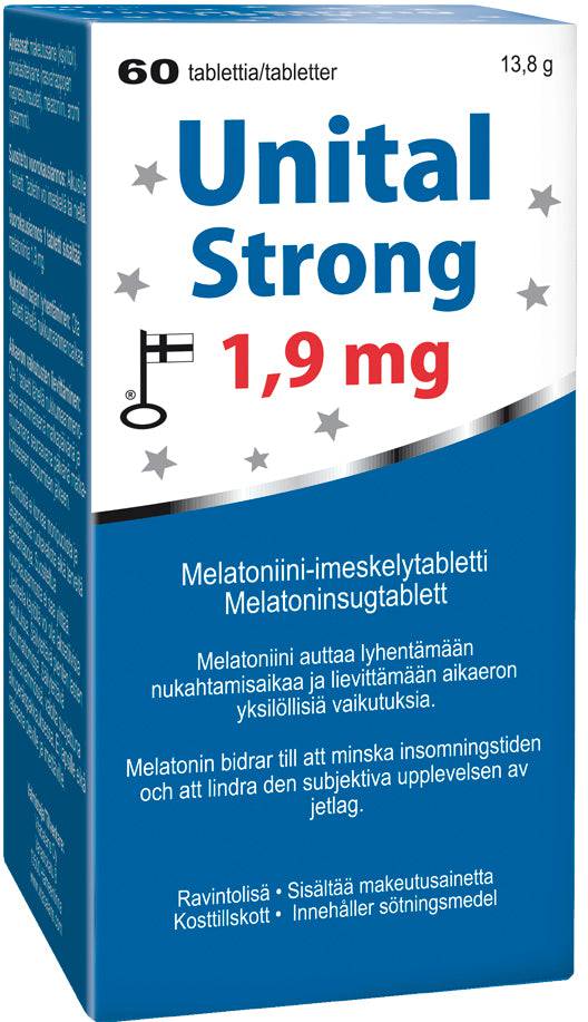 Unital Strong 1.9毫克 60片｜Unital Strong 1,9 mg 60 tabl.