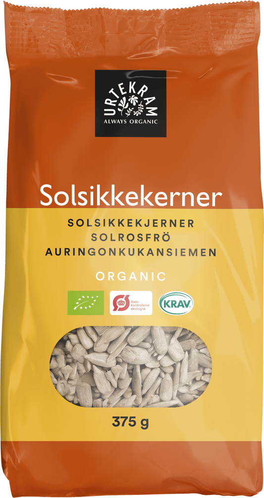Urtekram 葵花籽 375克 - 保质期2026年11月｜Urtekram Auringonkukansiemen 375 g - Päiväys 11/2026