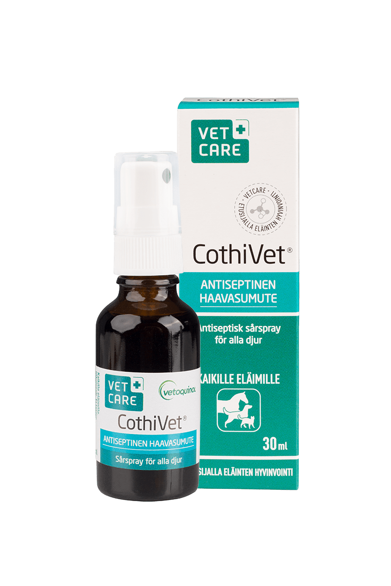 Vetcare CothiVet 抗菌伤口喷雾 适用于所有动物 30 ml