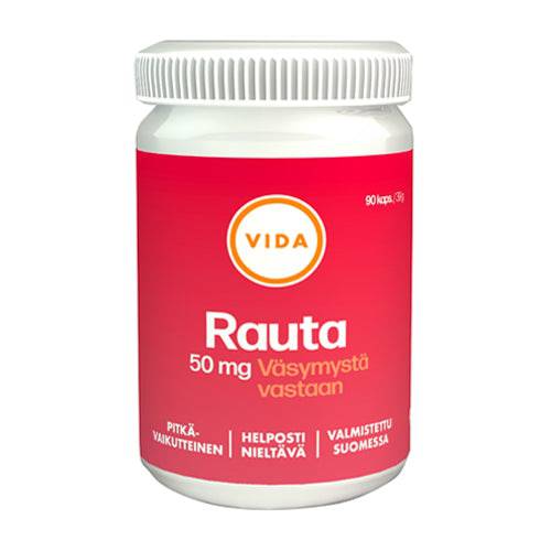 Vida铁50毫克 - 长效 90粒｜Vida Rauta 50 mg - Pitkävaikutteinen 90 kaps.