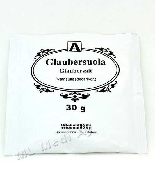 格劳伯盐，用于开始禁食疗程｜Glaubersuola paastokuurin aloittamiseen