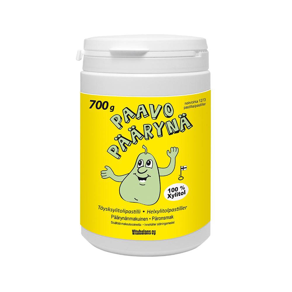 Vitabalans Paavo 梨全木糖醇含片 700 g｜Vitabalans Paavo Päärynä Täysksylitolipastilli 700 g