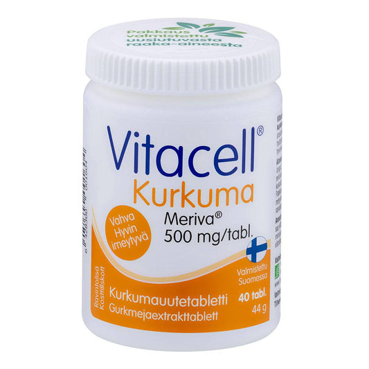 Vitacell 姜黄 40片｜Vitacell Kurkuma 40 tabl.