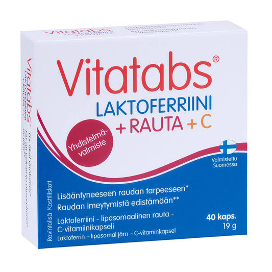 Vitatabs 乳铁蛋白 + 铁 + 维生素C 40粒