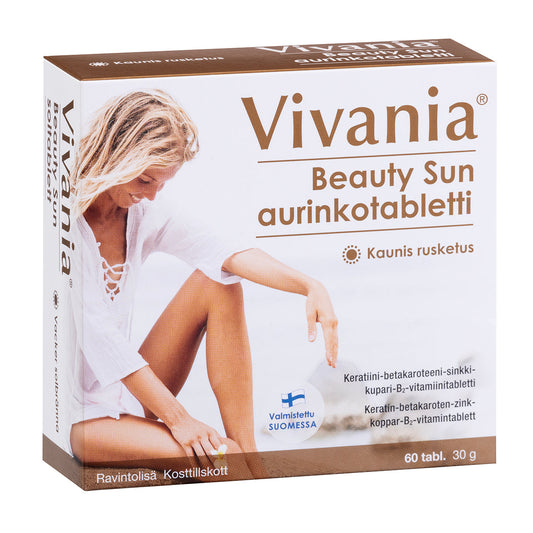 Vivania Beauty Sun - Aurinkotabletti 60 tabl.｜Vivania Beauty Sun - 防晒片 60 片。