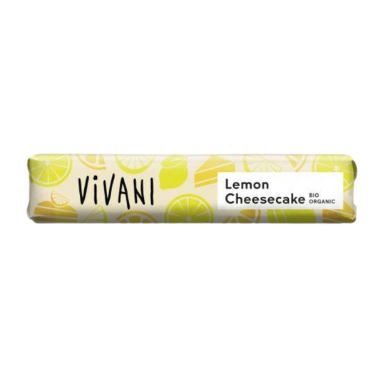 Vivani 柠檬芝士蛋糕有机巧克力棒 40克