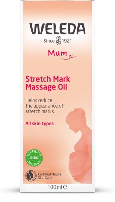 维蕾德妈妈妊娠纹按摩油 100 ml｜Weleda Mum Stretch Mark Massage Oil - Hierontaöljy raskausarpien ehkäisyyn 100 ml
