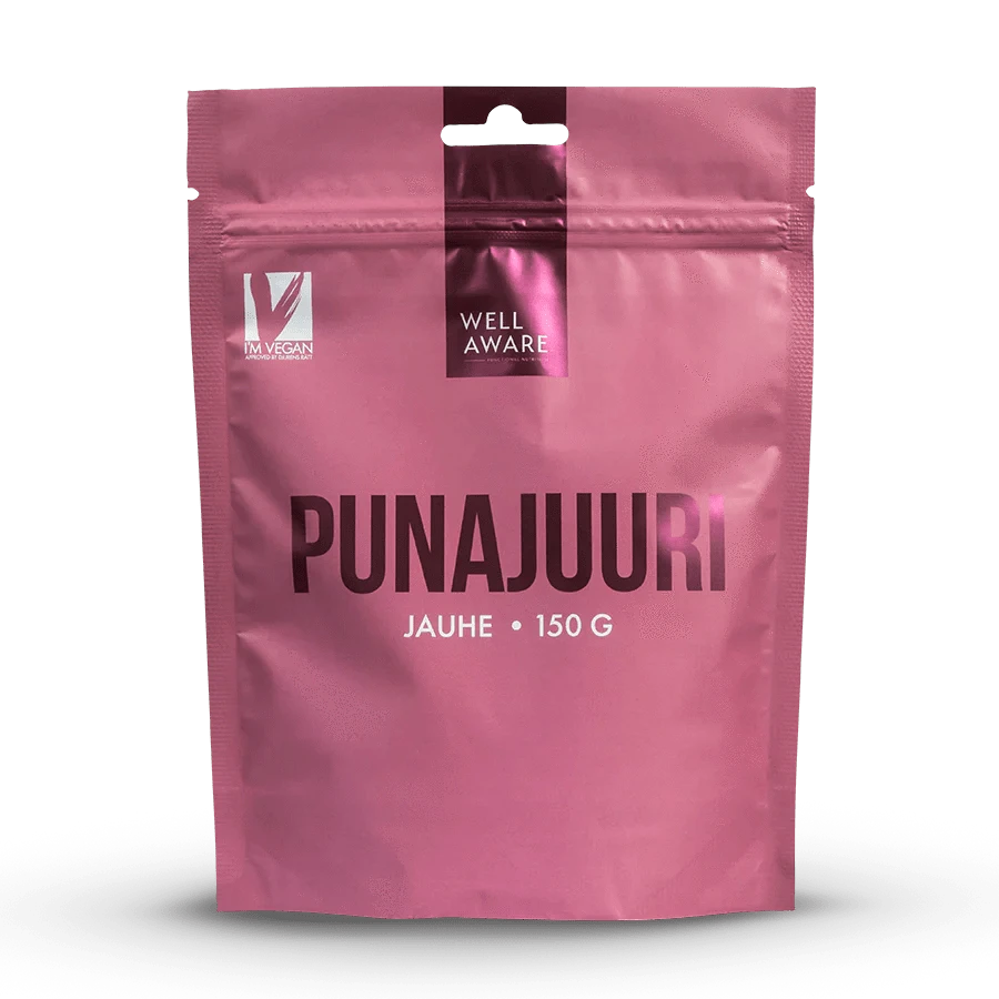 WellAware 甜菜根粉 150 g｜WellAware Punajuurijauhe 150 g