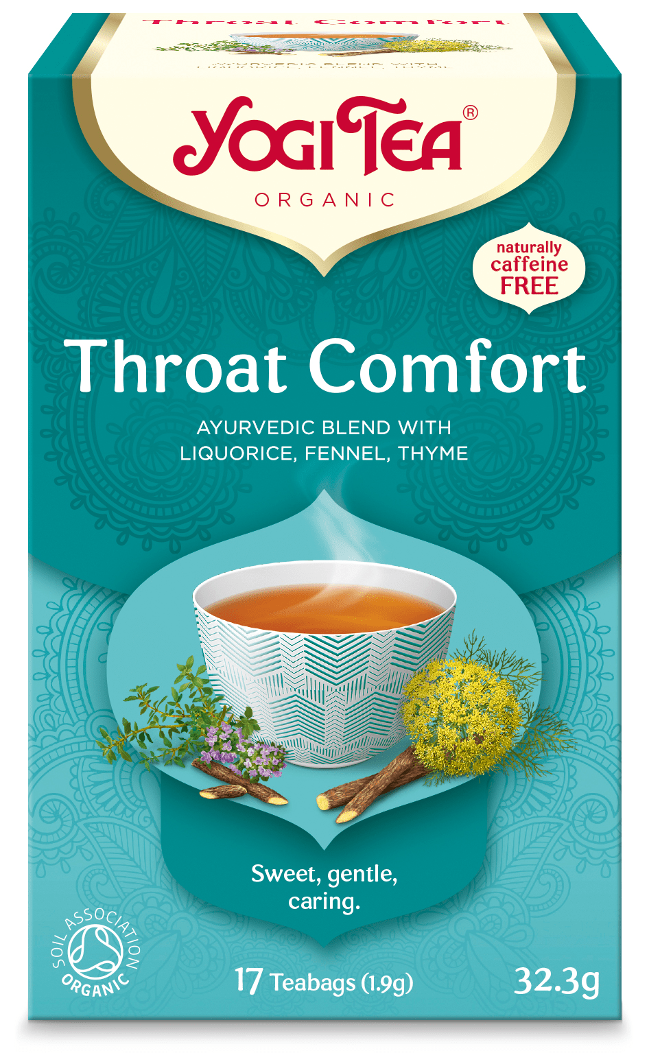 Yogi Tea Throat Comfort - kurkkua rauhoittava tee  17 teepussia｜YogiTea Yogi Tea 舒缓喉咙茶 17茶包
