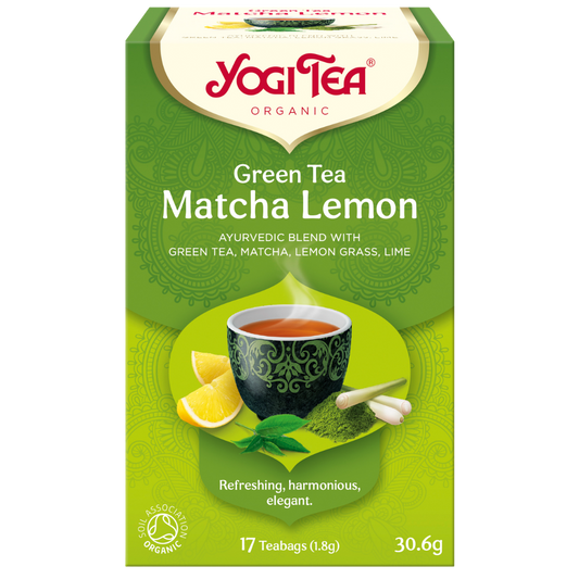 YogiTea 瑜伽茶抹茶柠檬绿茶 17茶包