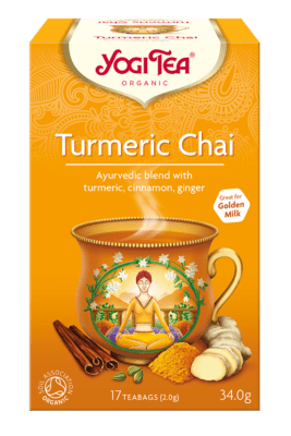 Yogi Tea Luomu Kurkuma Chai Tee 17 teepussia｜YogiTea 瑜伽茶有机姜黄印度茶 17茶包