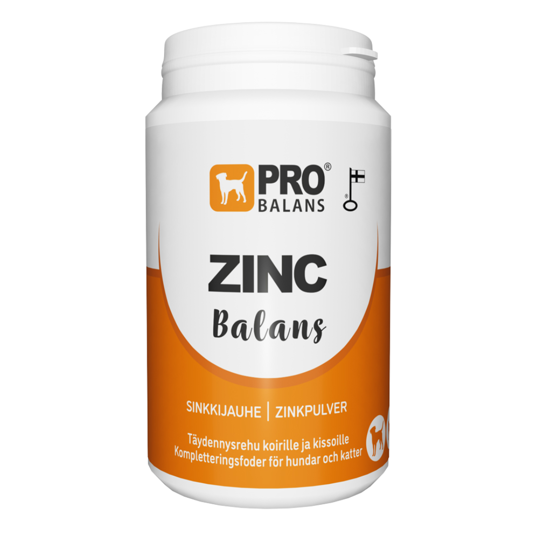 Probalans Zincbalans - Sinkkijauhe koirille ja kissoille 120 g｜Probalans Zincbalans 犬猫用锌粉 120 g